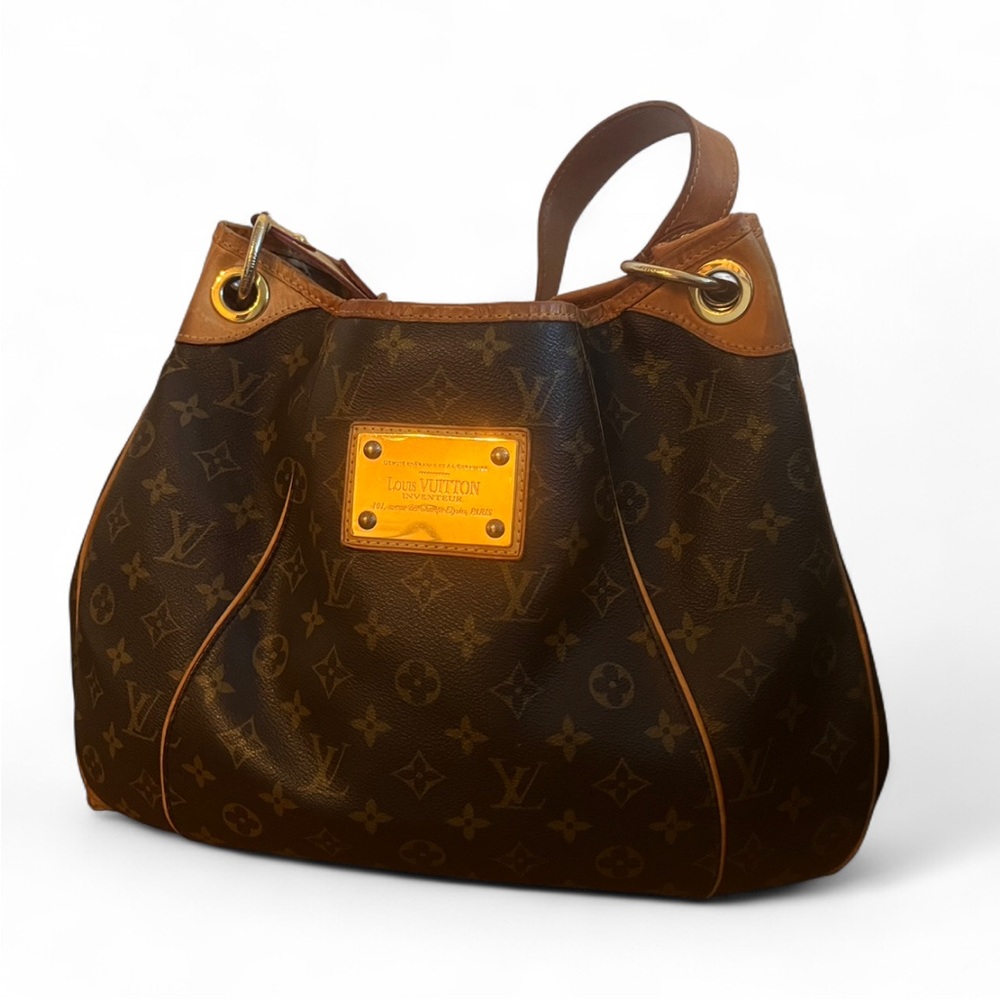 Vintage Galliera Louis Vuitton Brown Monogram Tote Bag